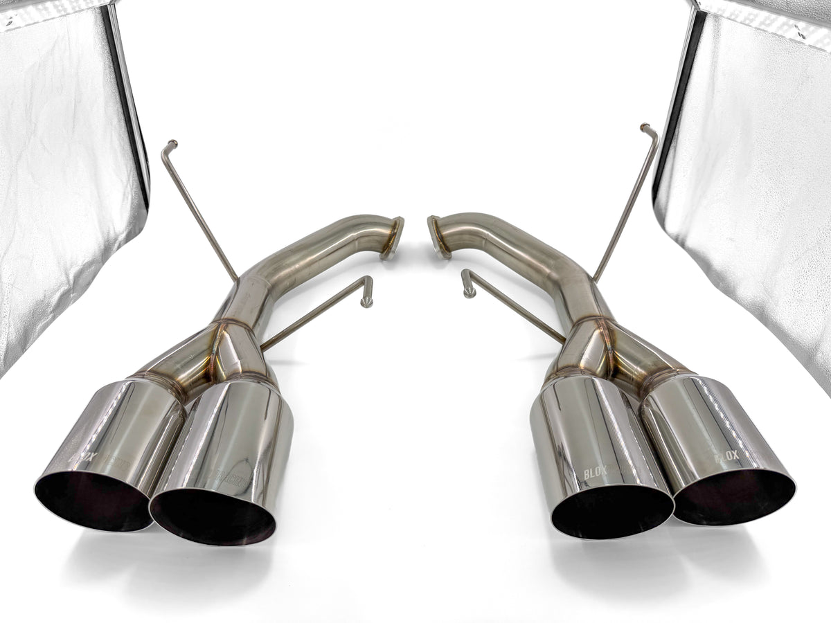 BLOX Racing T304 Muffler Delete / Axle Back - 2022+ WRX 4.0" - GARAGE SALE