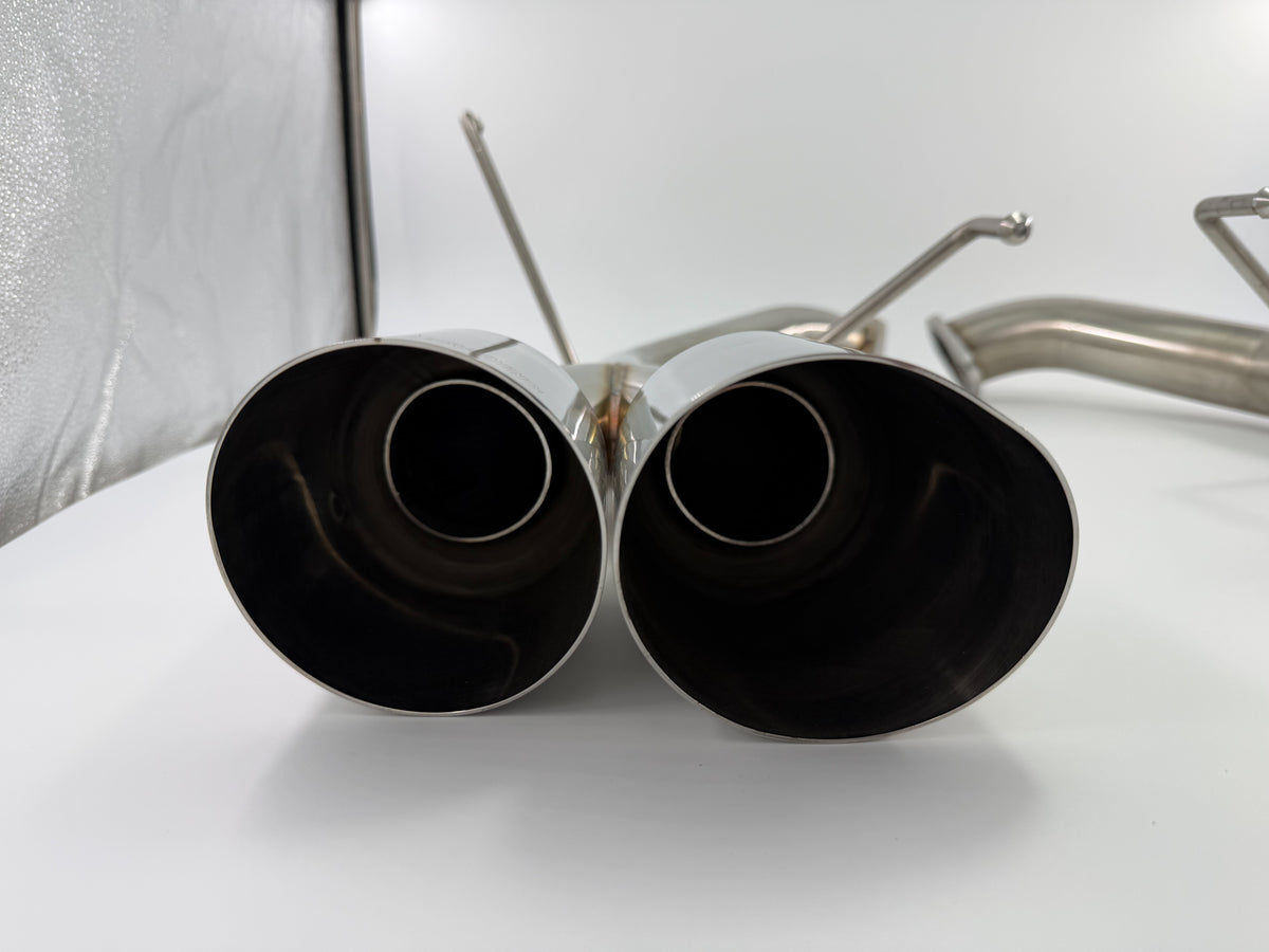 BLOX Racing T304 Muffler Delete / Axle Back - 2022+ WRX 4.0" - GARAGE SALE