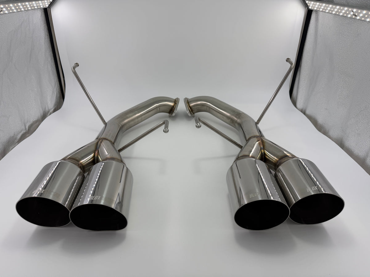 BLOX Racing T304 Muffler Delete / Axle Back - 2022+ WRX 4.0" - GARAGE SALE