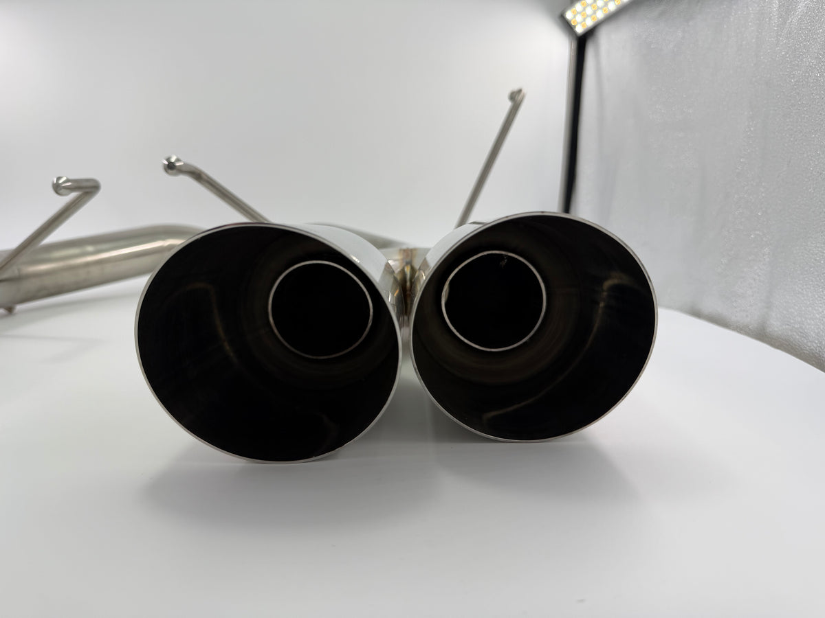BLOX Racing T304 Muffler Delete / Axle Back - 2022+ WRX 4.0" - GARAGE SALE