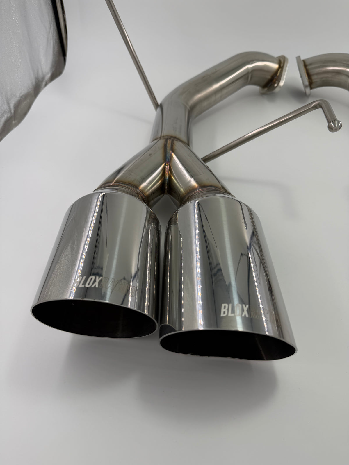 BLOX Racing T304 Muffler Delete / Axle Back - 2022+ WRX 4.0" - GARAGE SALE