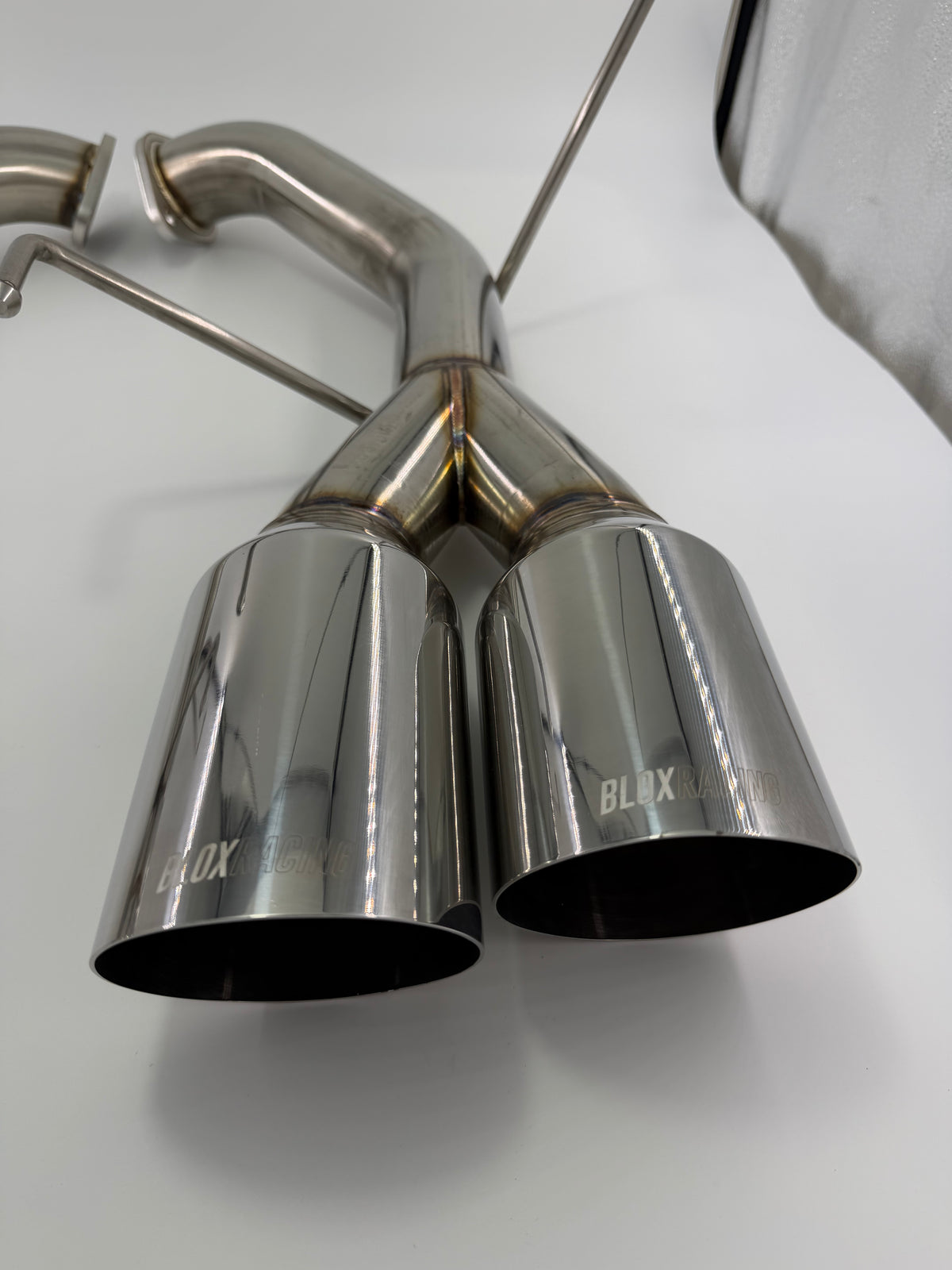 BLOX Racing T304 Muffler Delete / Axle Back - 2022+ WRX 4.0" - GARAGE SALE