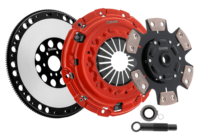 Action Clutch 04 - 08 Acura TSX 2.4L (K24A2) Stage 3 Clutch Kit (1MS) w/Lightened Flywheel - BLOX Racing