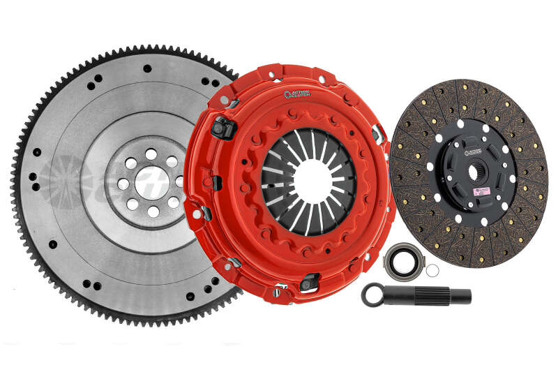 Action Clutch 12 - 15 Honda Civic Si 2.4L (K24Z7) Stage 1 Clutch Kit (1OS) w/OE - HD Flywheel - BLOX Racing