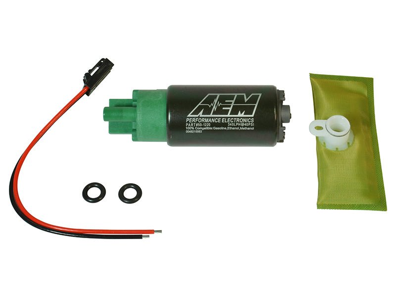 AEM 340LPH 65mm Fuel Pump Kit w/o Mounting Hooks - Ethanol Compatible - BLOX Racing