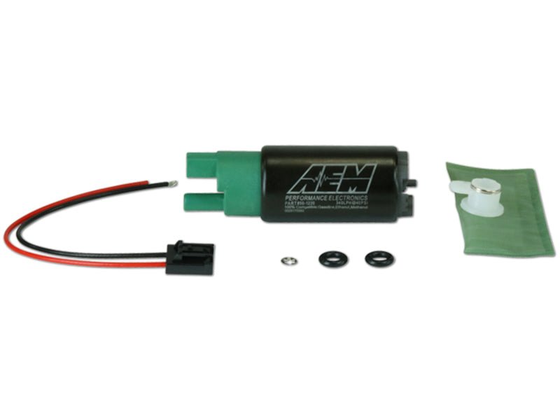 AEM 340LPH 65mm Fuel Pump Kit w/o Mounting Hooks - Ethanol Compatible - BLOX Racing