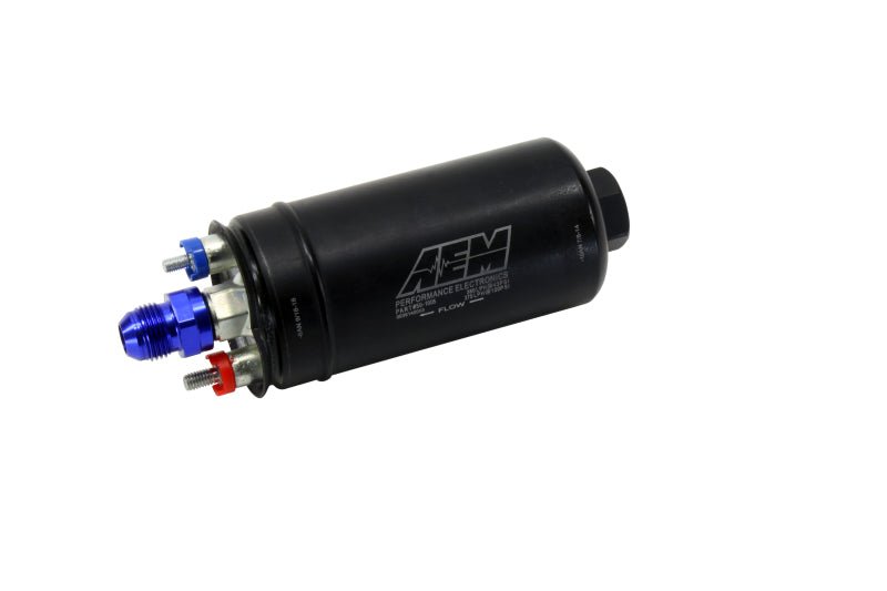 AEM 400LPH High Pressure Fuel Pump - 6AN Female Out, - 10AN Female In - BLOX Racing