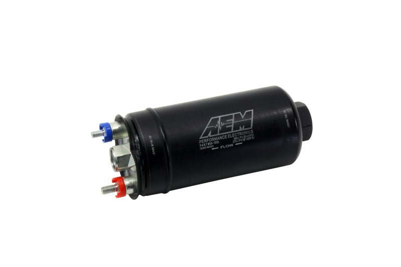 AEM 400LPH High Pressure Fuel Pump - 6AN Female Out, - 10AN Female In - BLOX Racing