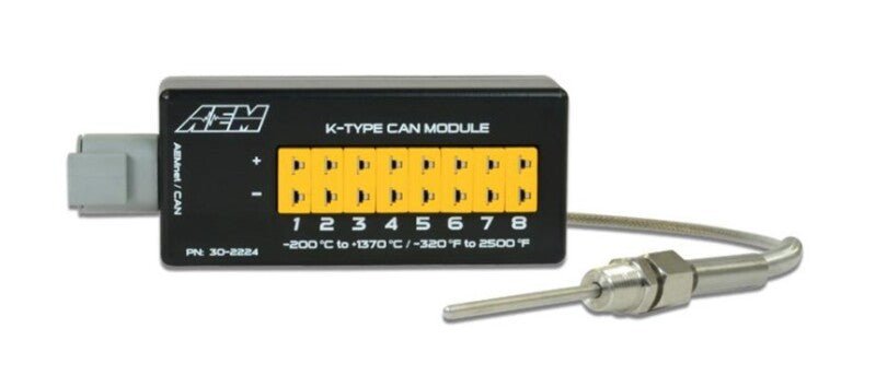 AEM 8 Channel K - Type Thermocouple EGT CAN Module - BLOX Racing