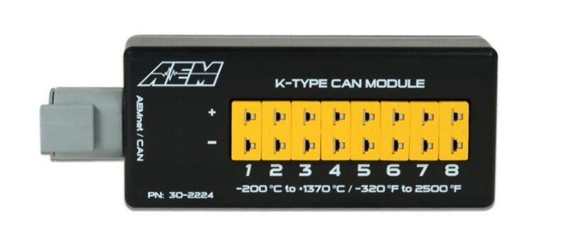 AEM 8 Channel K - Type Thermocouple EGT CAN Module - BLOX Racing