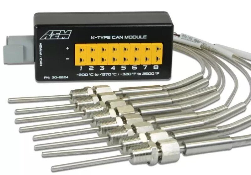 AEM 8 Channel K - Type Thermocouple EGT CAN Module - BLOX Racing