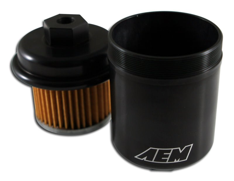AEM 94 - 01 Acura Integra / 94 - 97 Honda Accord / 96 - 00 Civic / 97 - 01 Prelude Black Fuel Filter Kit - BLOX Racing