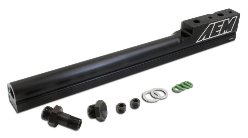 AEM 94 - 01 Integra Black Fuel Rail - BLOX Racing