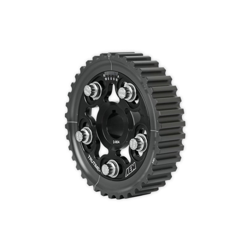 AEM 96 - 00 Honda Civic / 96 - 97 Honda Del Sol D16 Black Tru - Time Cam Gear - BLOX Racing