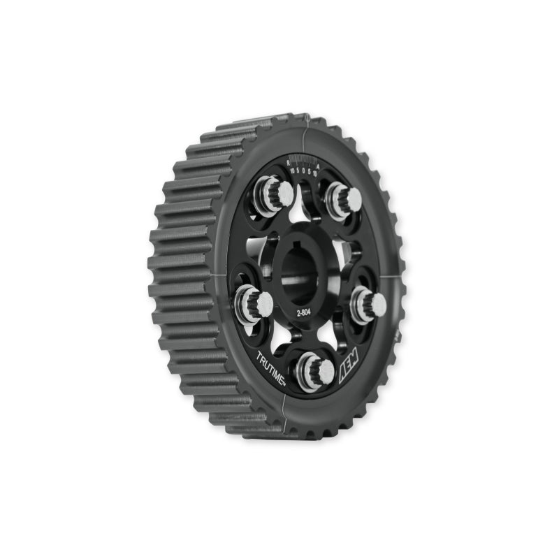 AEM 96 - 00 Honda Civic / 96 - 97 Honda Del Sol D16 Black Tru - Time Cam Gear - BLOX Racing