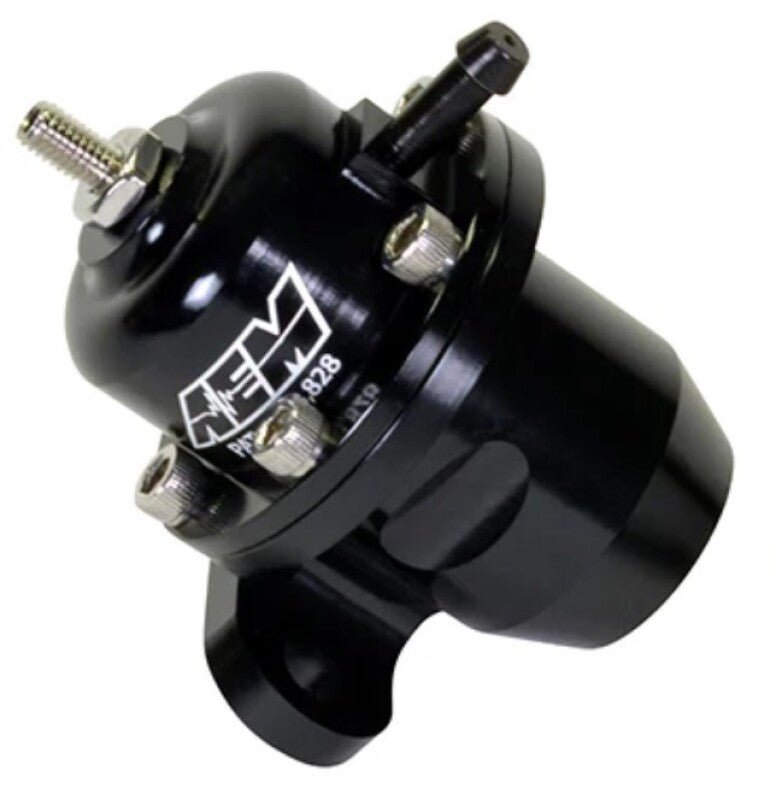 AEM 96 - 97 Acura CL / 94 - 97 Accord / 96 - 00 Civic Ex Black Adjustable Fuel Pressure Regulator - BLOX Racing