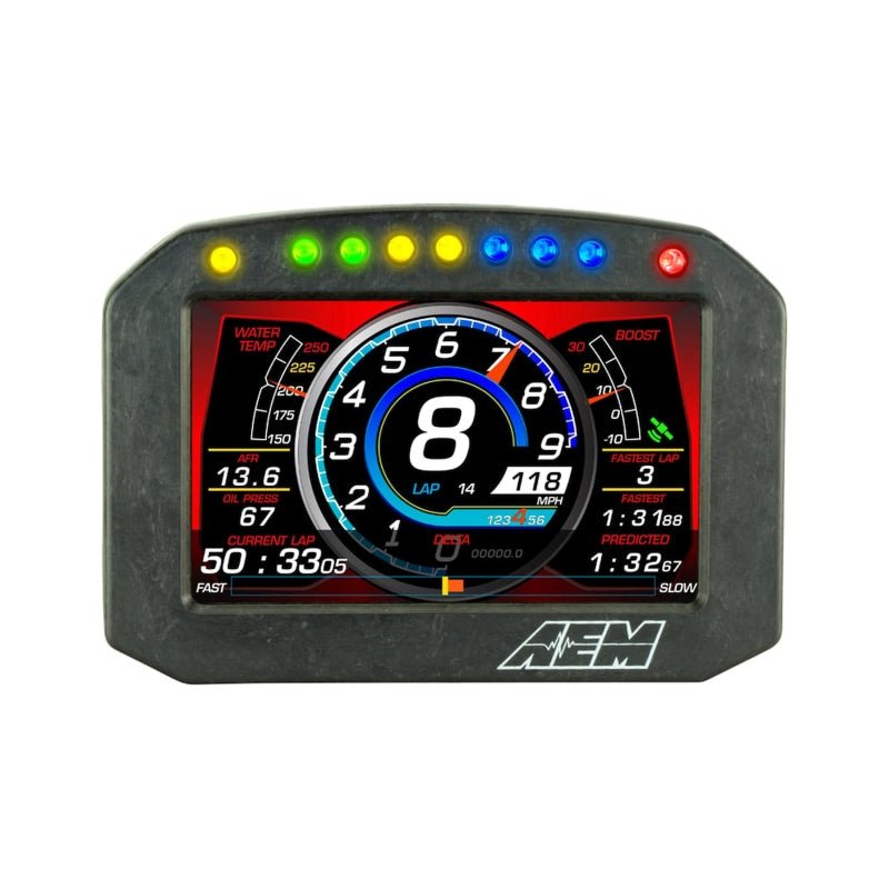 AEM CD - 5 Carbon Flush Digital Dash Display - BLOX Racing