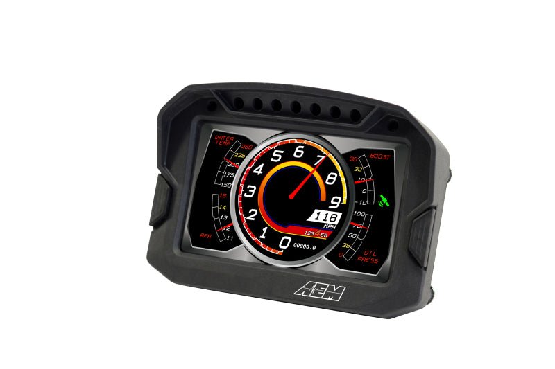 AEM CD - 5G Carbon Digital Dash Display w/ Interal 10Hz GPS & Antenna - BLOX Racing
