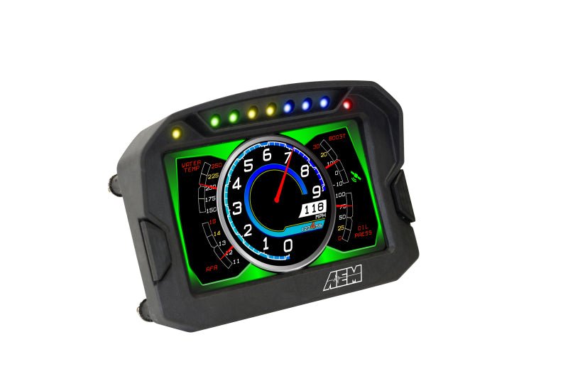 AEM CD - 5G Carbon Digital Dash Display w/ Interal 10Hz GPS & Antenna - BLOX Racing