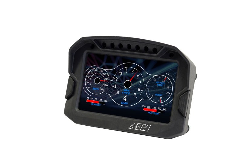 AEM CD - 5G Carbon Digital Dash Display w/ Interal 10Hz GPS & Antenna - BLOX Racing