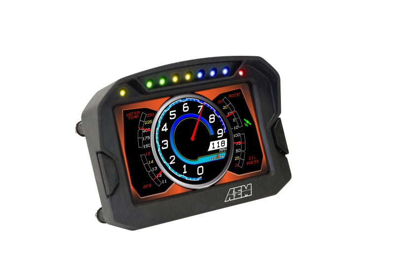 AEM CD - 5G Carbon Digital Dash Display w/ Interal 10Hz GPS & Antenna - BLOX Racing