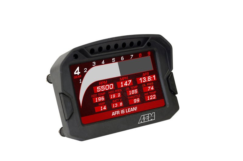 AEM CD - 5G Carbon Digital Dash Display w/ Interal 10Hz GPS & Antenna - BLOX Racing
