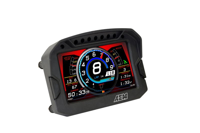 AEM CD - 5G Carbon Digital Dash Display w/ Interal 10Hz GPS & Antenna - BLOX Racing