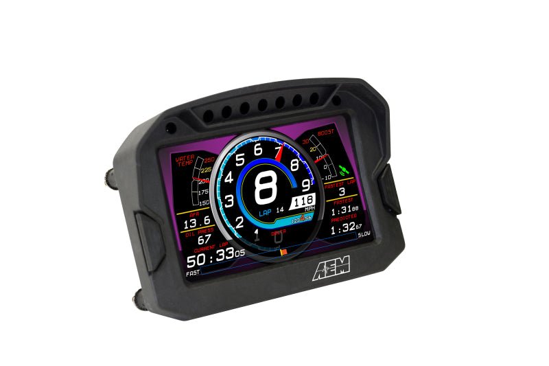 AEM CD - 5LG Carbon Logging Digital Dash Display w/ Internal 10Hz GPS & Antenna - BLOX Racing