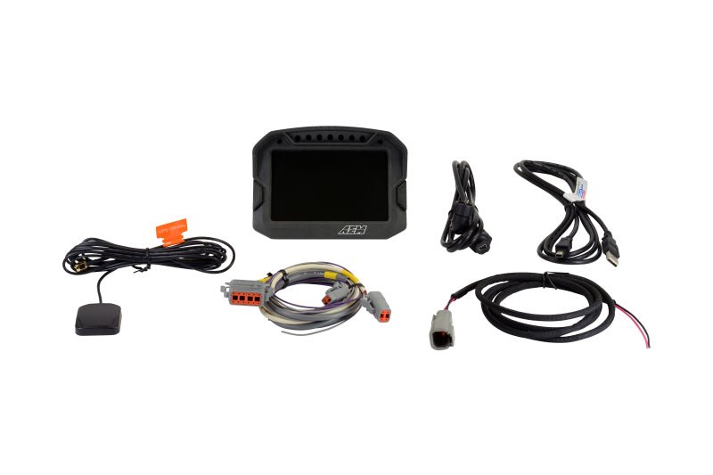 AEM CD - 5LG Carbon Logging Digital Dash Display w/ Internal 10Hz GPS & Antenna - BLOX Racing