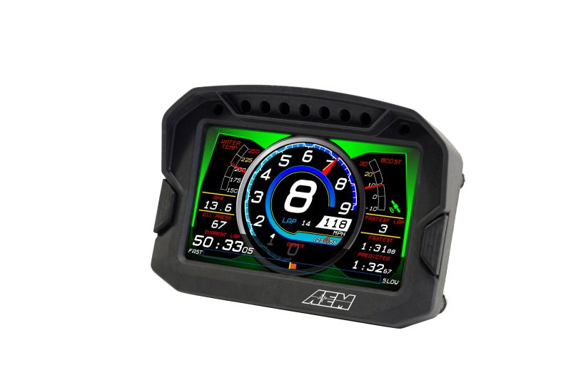 AEM CD - 5LG Carbon Logging Digital Dash Display w/ Internal 10Hz GPS & Antenna - BLOX Racing