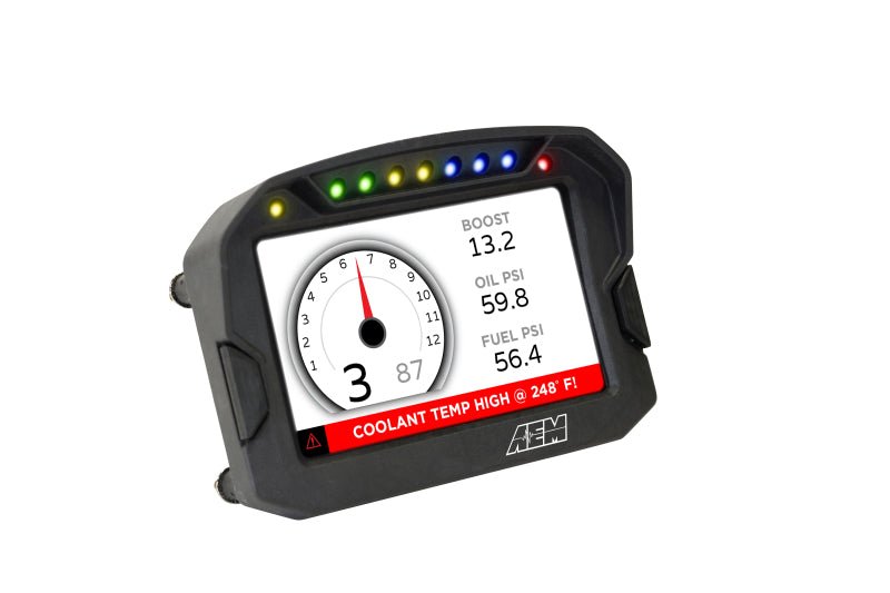 AEM CD - 5LG Carbon Logging Digital Dash Display w/ Internal 10Hz GPS & Antenna - BLOX Racing