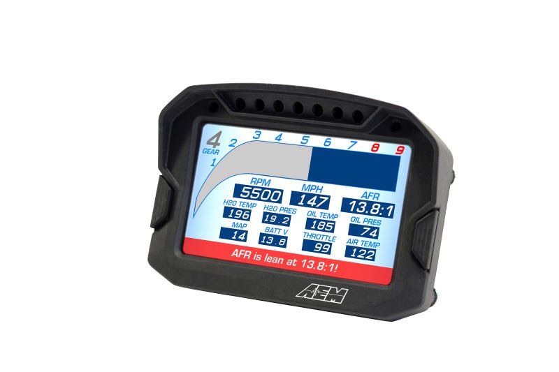 AEM CD - 5LG Carbon Logging Digital Dash Display w/ Internal 10Hz GPS & Antenna - BLOX Racing