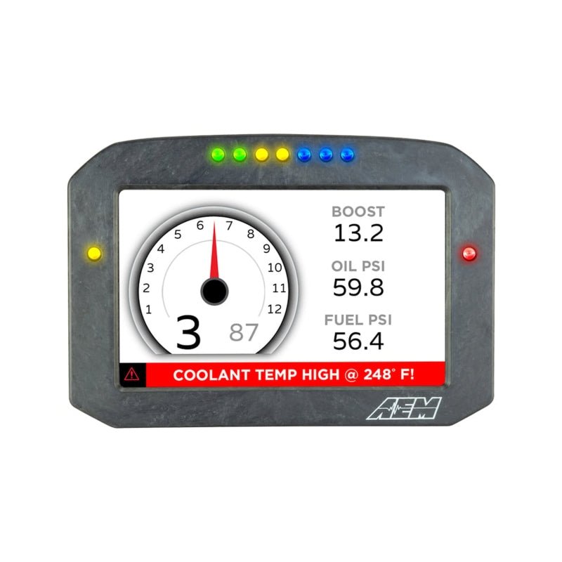 AEM CD - 7 Carbon Flush Digital Dash Display - BLOX Racing