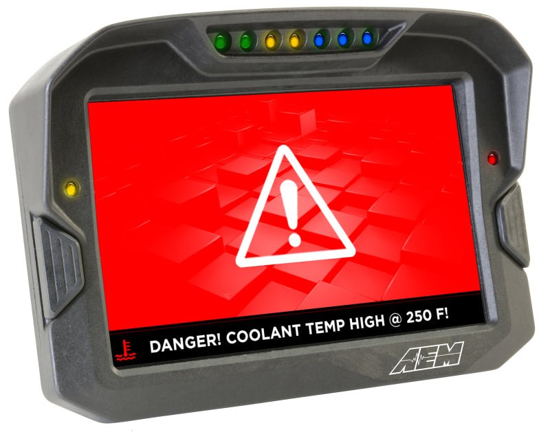 AEM CD - 7 Non Logging GPS Enabled Race Dash Carbon Fiber Digital Display w/o VDM (CAN Input Only) - BLOX Racing