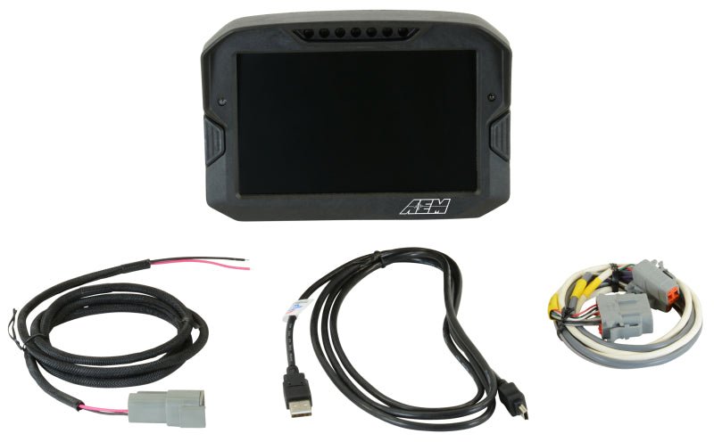 AEM CD - 7 Non Logging Race Dash Carbon Fiber Digital Display (CAN Input Only) - BLOX Racing