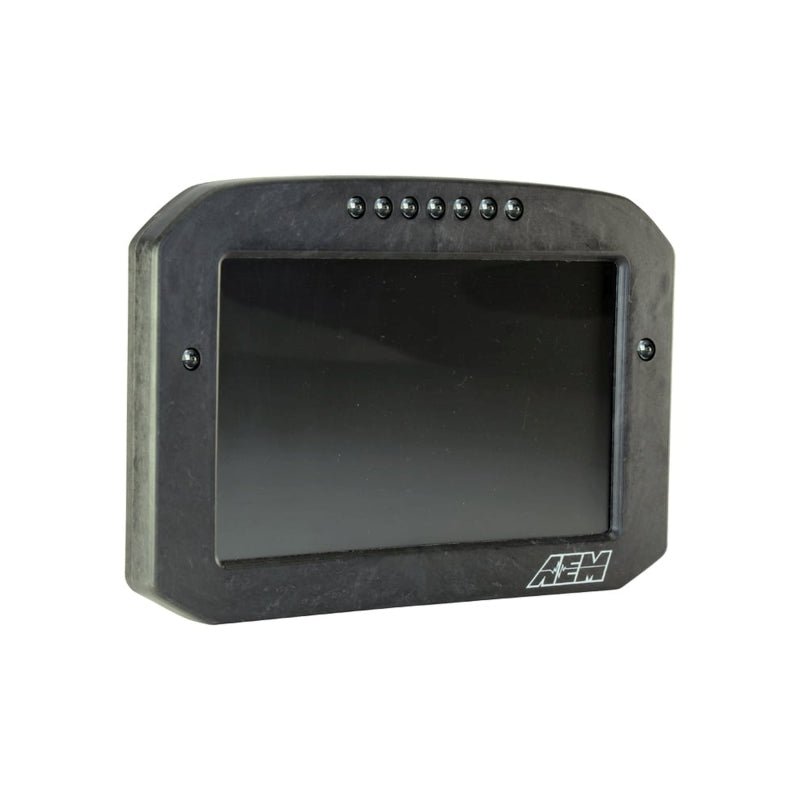AEM CD - 7LG Carbon Logging Flush Digital Dash Display w/ Internal 20Hz GPS & Antenna - BLOX Racing