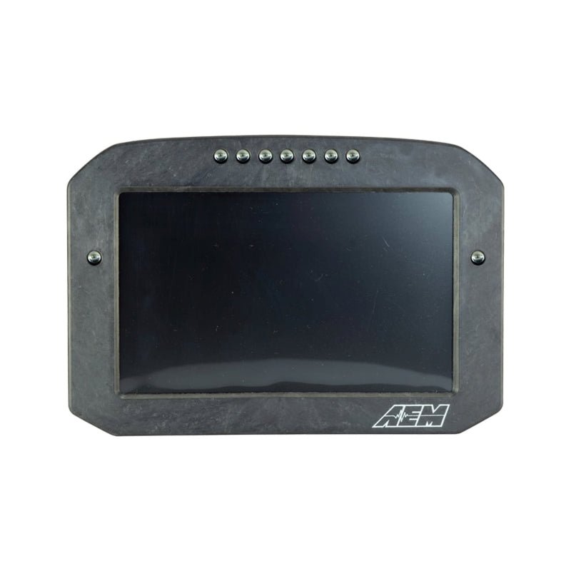 AEM CD - 7LG Carbon Logging Flush Digital Dash Display w/ Internal 20Hz GPS & Antenna - BLOX Racing