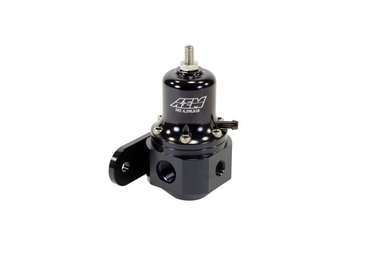 AEM High Capacity Universal Black Adjustable Fuel Pressure Regulator - BLOX Racing