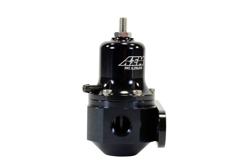 AEM High Capacity Universal Black Adjustable Fuel Pressure Regulator - BLOX Racing
