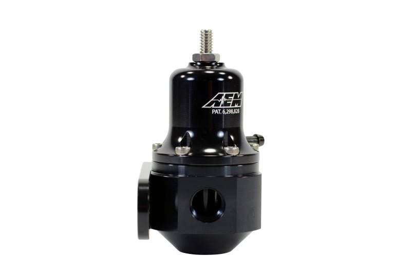 AEM High Capacity Universal Black Adjustable Fuel Pressure Regulator - BLOX Racing