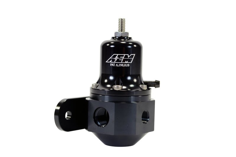 AEM High Capacity Universal Black Adjustable Fuel Pressure Regulator - BLOX Racing