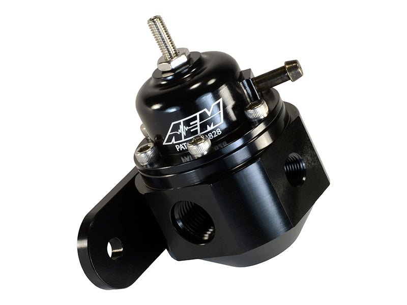 AEM Universal Black Adjustable Fuel Pressure Regulator - BLOX Racing