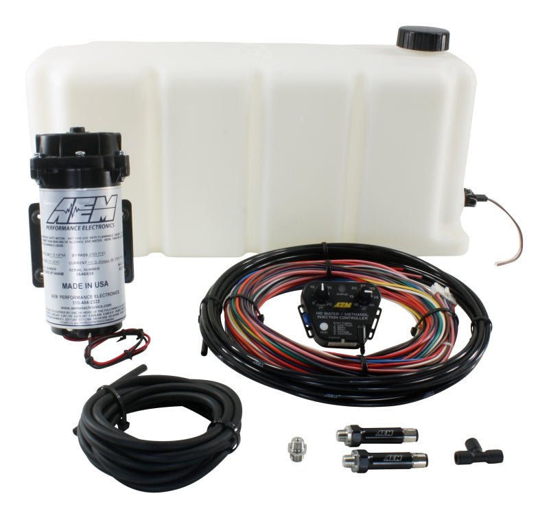 AEM V2 5 Gallon Diesel Water/Methanol Injection Kit (Internal Map) - BLOX Racing