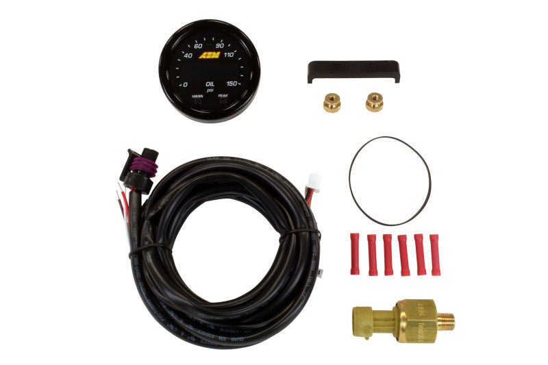 AEM X - Series 0 - 150 Oil Pressure Gauge Kit - BLOX Racing
