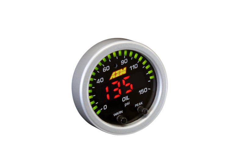 AEM X - Series 0 - 150 Oil Pressure Gauge Kit - BLOX Racing