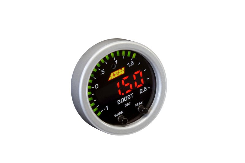 AEM X - Series Boost Pressure - 30inHg 35psi Gauge - BLOX Racing