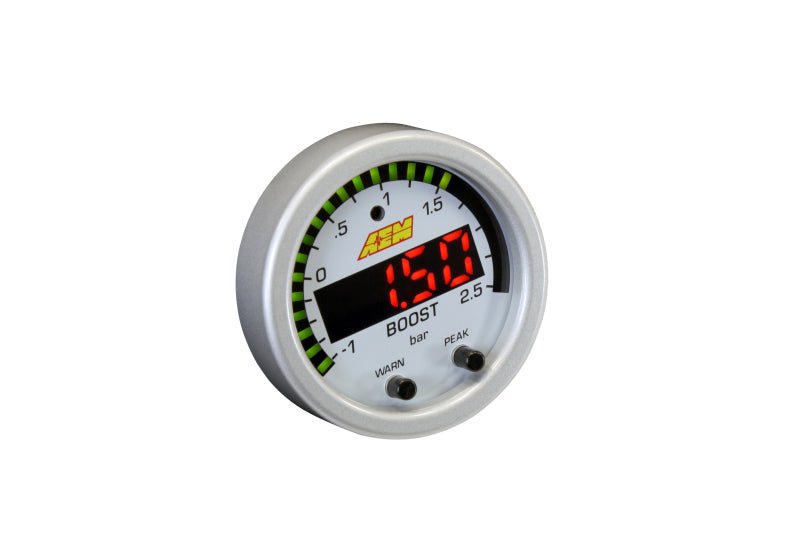 AEM X - Series Boost Pressure - 30inHg 35psi Gauge - BLOX Racing