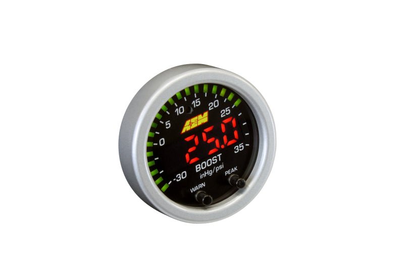 AEM X - Series Boost Pressure - 30inHg 35psi Gauge - BLOX Racing