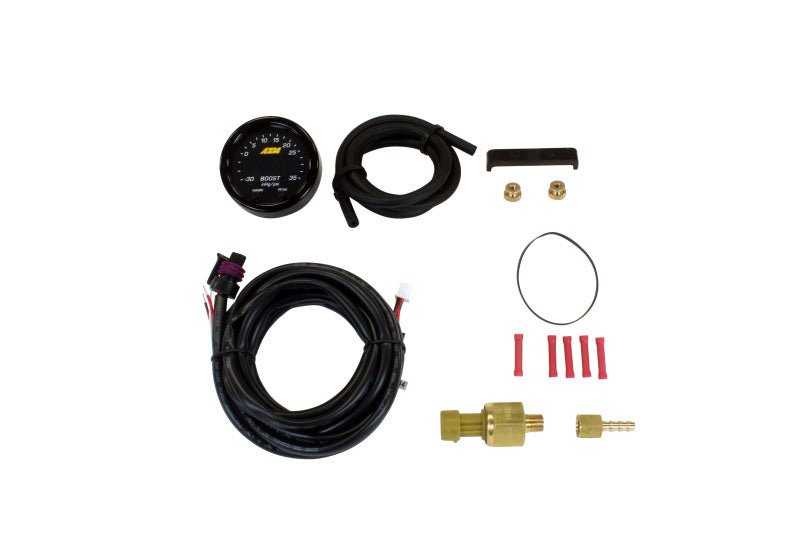 AEM X - Series Boost Pressure - 30inHg 35psi Gauge - BLOX Racing