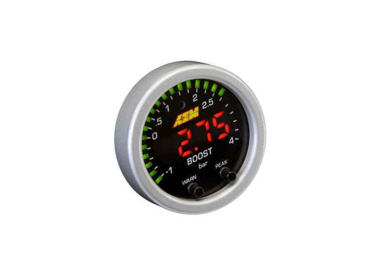 AEM X - Series Boost Pressure - 30inHg 60psi Gauge Kit - BLOX Racing